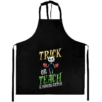 Discover Kindergarten Teacher Trick Or Teach Skeleton Aprons
