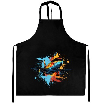 Discover Aircraft Graffiti Aprons