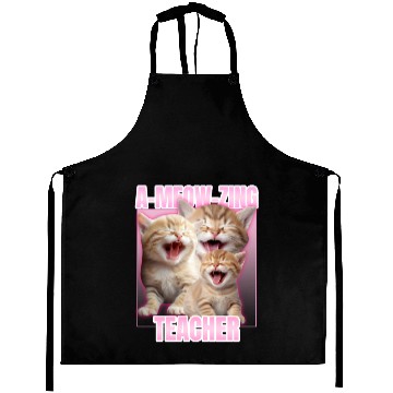 Discover A-meow-zing Teacher Aprons