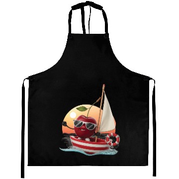 Discover Fruit Boating Cherry Aprons