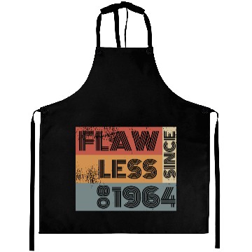 Discover 60th birthday Flawless since 08/1964 Aprons