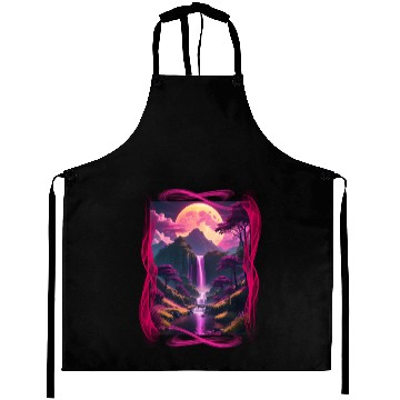 Discover Alien world nature scene Aprons