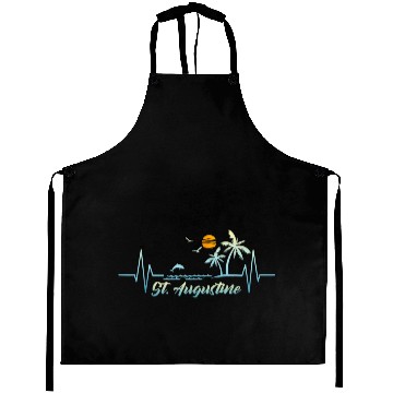 Discover Augustine Florida Souvenir Spring Break Aprons