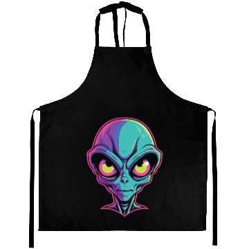 Discover Alien Extraterrestrial Cool Aprons
