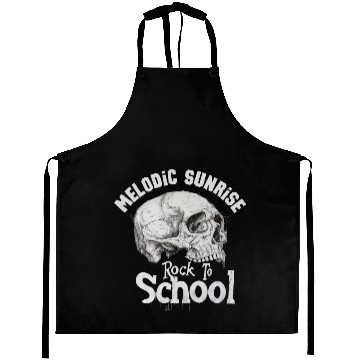 Discover Gothic Rock Graphic Aprons for Edgy Back to School