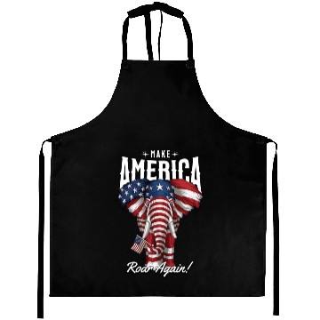 Discover Republican Make America Roar Again Election 2024 Aprons