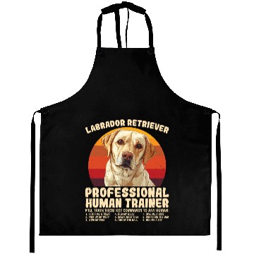 Discover LABRADOR RETRIEVER PROFESSIONAL HUMAN TRAINER Aprons