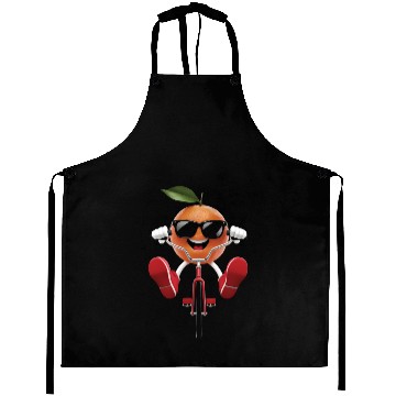 Discover Mandarin Cycling On Bike Realistic Aprons