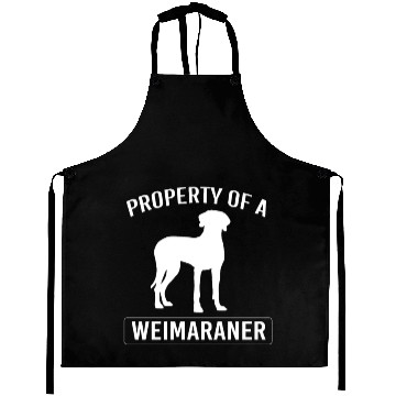 Discover Weimaraner Dog Owner Humor Funny Weimaraner Lover Aprons