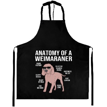 Discover Dog With Sunglasses Anatomy Of A Weimaraner Aprons