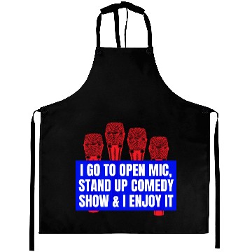 Discover Stand Up Comedy Merchandise Aprons