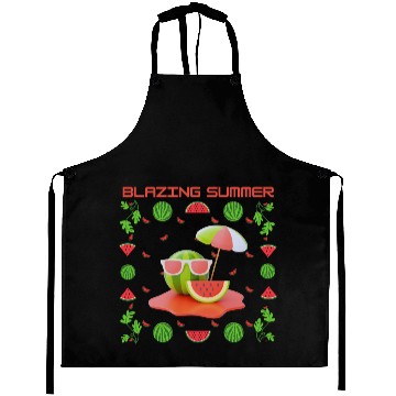 Discover Blazing Watermelon Summer Aprons