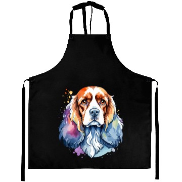 Discover American Cocker Spaniel Watercolor Aprons