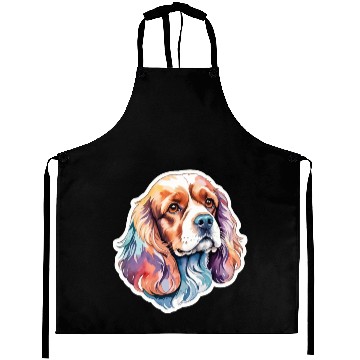 Discover American Cocker Spaniel Watercolor Aprons