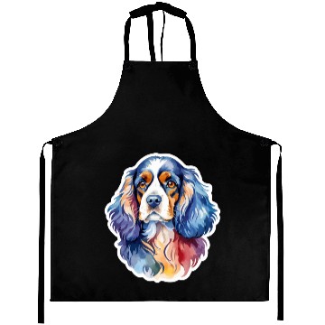 Discover American Cocker Spaniel Watercolor Aprons