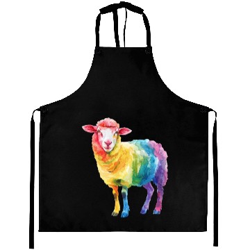 Discover Shepherd Sheep Farm Animal Rainbow Sheep Colorful Aprons