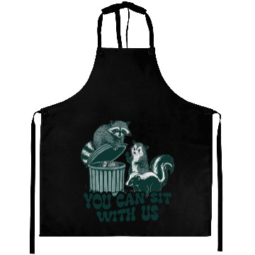 Discover You Can Sit With Us Funny Awesome Aprons