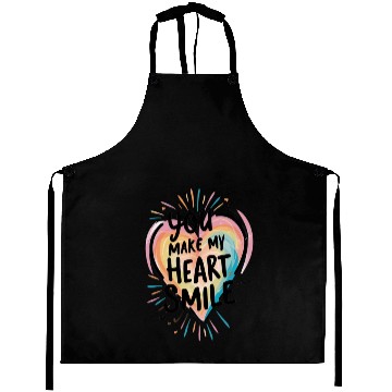Discover You make my heart smile Aprons