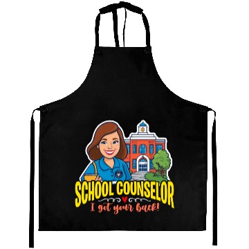 Discover School Counselor I Got Your Back School Therapist Aprons
