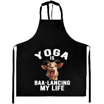 Discover Goat Yoga Balancing My Life Aprons