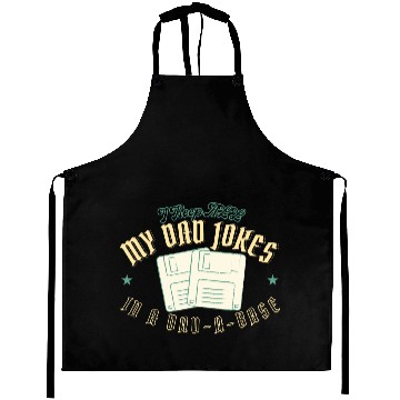 Discover Funny dad jokes from son or daughter fathers day Aprons