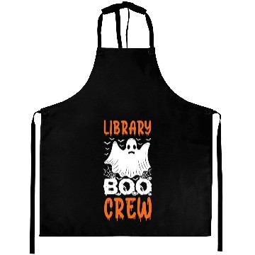 Discover Libary Boo Crew Aprons