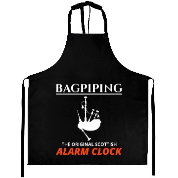 Discover Bagpipe Player Instrument Scottish Scotland Music Aprons