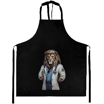 Discover the lion doctor Aprons
