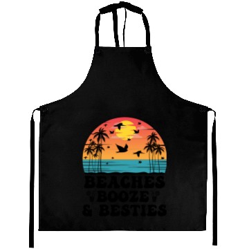 Discover Beaches Booze Besties Aprons