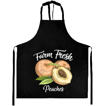 Discover Farm Fresh Peaches Peach Lover Awesome Aprons