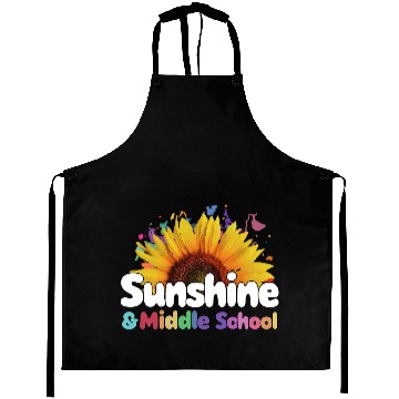 Discover Sunshine and Middle School Back to School Aprons