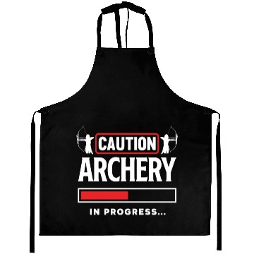 Discover Archery Funny Aprons