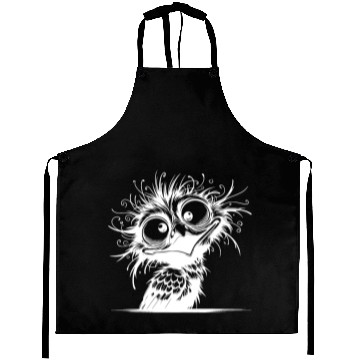 Discover Funny Weird Crazy Bird Aprons