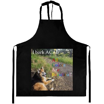 Discover I bark ACAB Aprons