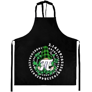 Discover Gnome Hold Shamrock Pi Day Math 314Gnomes Aprons