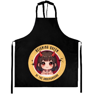 Discover Queen of underground mean girl cute kawaii design Aprons