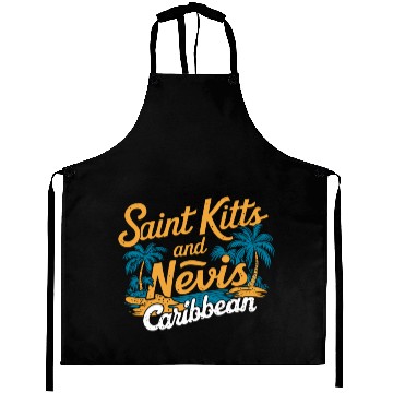 Discover Saint Kitts And Nevis Caribbean Souvenir Aprons