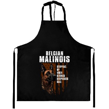 Discover BELGIAN MALINOIS STEPPING UP WHEN SHEPHERDS CALL Aprons