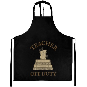 Discover Teacher Off Duty Reading Teacher Aprons