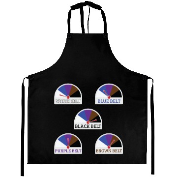 Discover Jiu Jitsu Belts Sticker Aprons