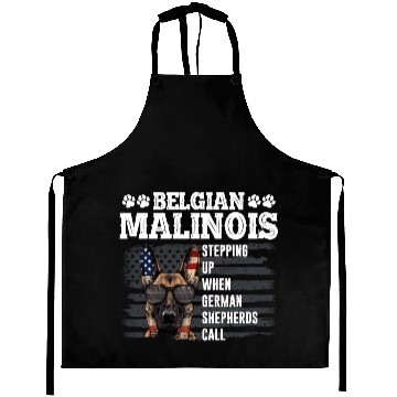 Discover BELGIAN MALINOIS STEPPING UP WHEN SHEPHERDS CALL Aprons