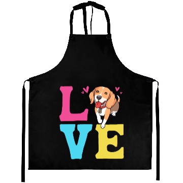 Discover Cute Frengle Dog Love For Dog Mom Aprons