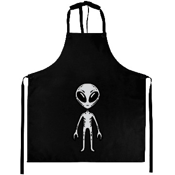 Discover Grey Alien Aprons
