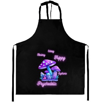 Discover Fungal Fantasy Aprons