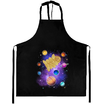 Discover Tardigrade Space! Nerd, Geek Microbiology Science Aprons