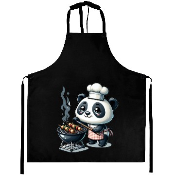 Discover Cute BBQ Panda Aprons