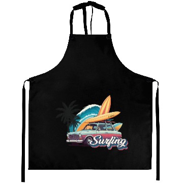 Discover Surfing Car Aprons