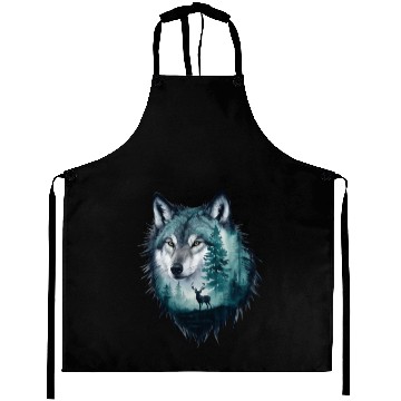 Discover Wolf 2 Aprons