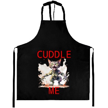Discover sweet alien cat meow Aprons
