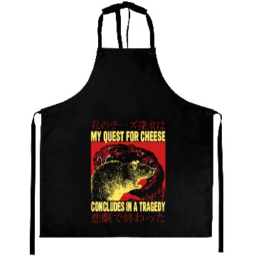 Discover My Quest For Cheese Rat Japanese Aprons